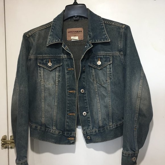 VINTAGE LONDONJEAN QUALITY DENIM JACKETS SIZE M - Picture 1 of 6